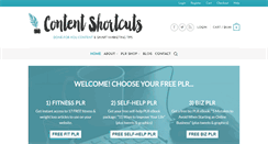 Desktop Screenshot of contentshortcuts.com